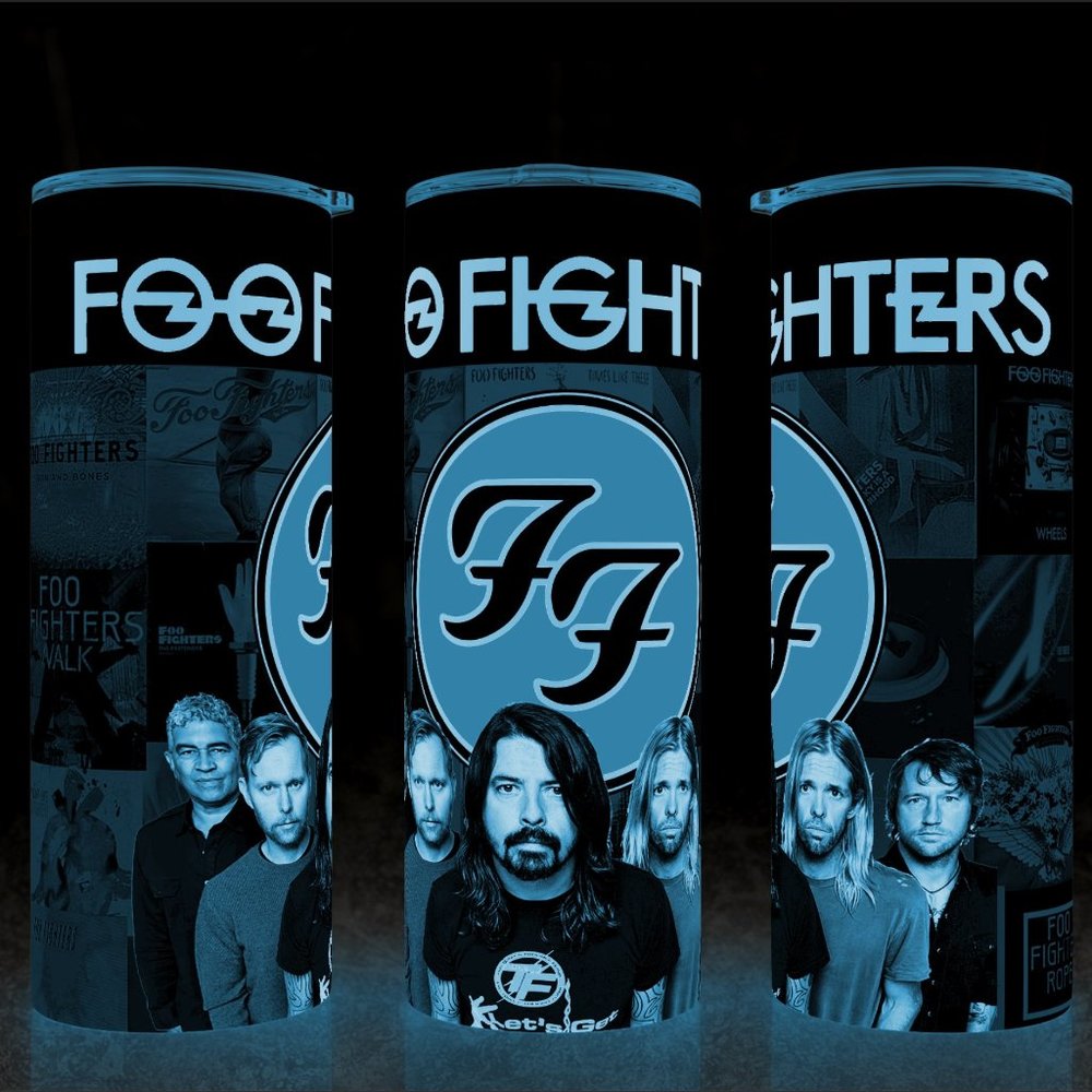 Foo Fighters Glow in the Dark Album Cover Tumbler 20oz
